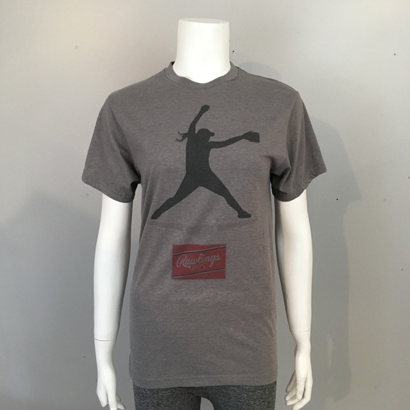 Elevate Rawlings T-Shirt women’s Baseball - Picture 1 of 5